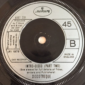 Discothèque : Intro-Disco (7")