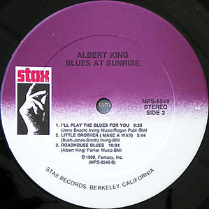 Albert King : Blues At Sunrise (LP, Album)