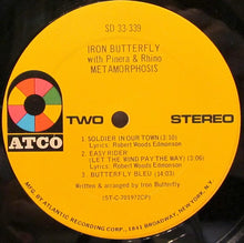 Load image into Gallery viewer, Iron Butterfly With Mike Pinera &amp; El Rhino : Metamorphosis (LP, Album, CP )
