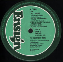 Load image into Gallery viewer, The Boomtown Rats : A Tonic For The Troops (LP, Album, Gre)
