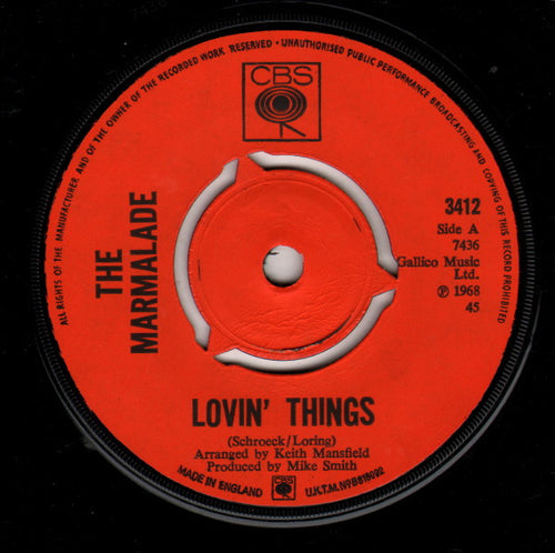 The Marmalade : Lovin' Things (7