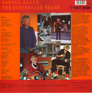Daevid Allen : The Australian Years (LP, Album)
