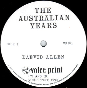 Daevid Allen : The Australian Years (LP, Album)