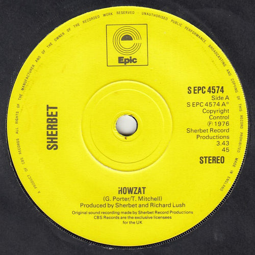 Sherbet : Howzat (7