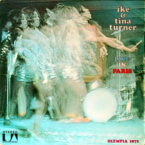 Ike & Tina Turner : Live In Paris (2xLP, Album, RE, Gat)