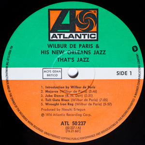 Wilbur De Paris And His New New Orleans Jazz : Wilbur De Paris At Symphony Hall (LP, Album, RE)