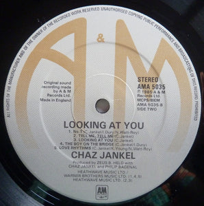 Chaz Jankel* : Looking At You (LP, Album)