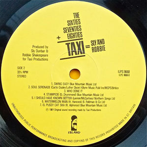 Sly & Robbie : The 60's, 70's Into The 80's = Taxi (LP, Album)
