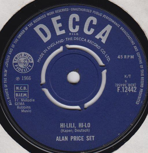 The Alan Price Set : Hi-Lili, Hi-Lo (7