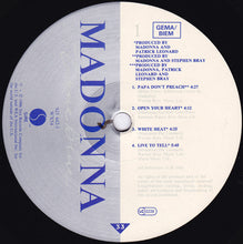 Load image into Gallery viewer, Madonna : True Blue (LP, Album, Ltd, Tou)
