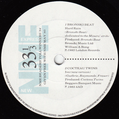 Various : NME Readers' Poll Winners '84 (7