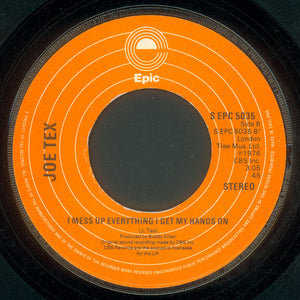 Joe Tex : Ain't Gonna Bump No More (With No Big Fat Woman) (7", Fou)