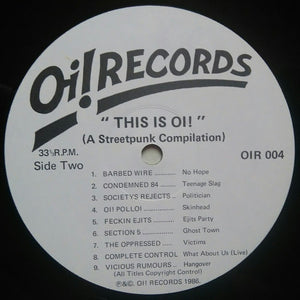 Various : This Is Oi! (A Streetpunk Compilation) (LP, Comp)