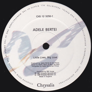 Adele Bertei : Little Lives, Big Love (12")