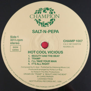 Salt 'N Pepa* : Hot Cool Vicious (LP, Album)