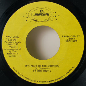 Faron Young : It's Four In The Morning / This Little Girl Of Mine (7", Single)