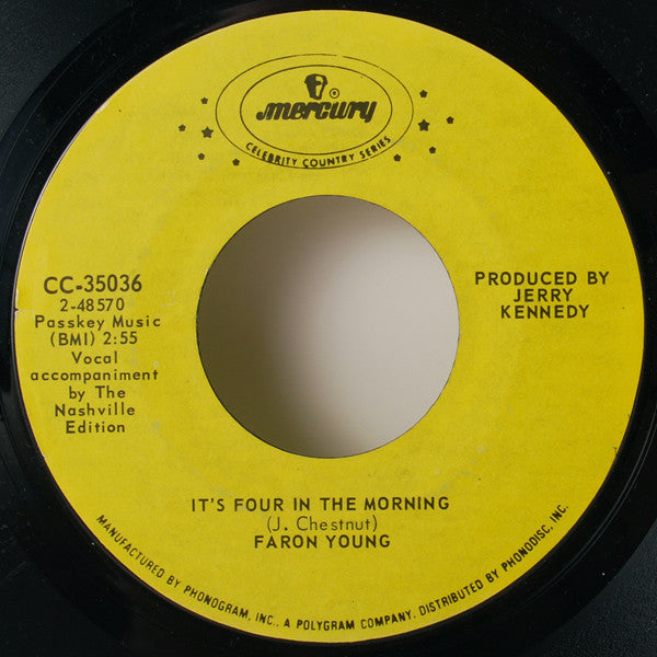 Faron Young : It's Four In The Morning / This Little Girl Of Mine (7