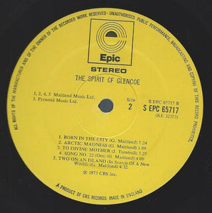 Glencoe : The Spirit Of Glencoe (LP)