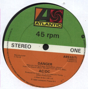 AC/DC : Danger (12", Single)