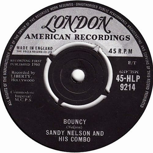Sandy Nelson : I'm Walkin' / Bouncy (7