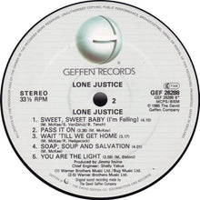 Load image into Gallery viewer, Lone Justice : Lone Justice (LP, Album)
