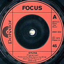 Load image into Gallery viewer, Focus (2) : Sylvia (7&quot;, Single, Inj)
