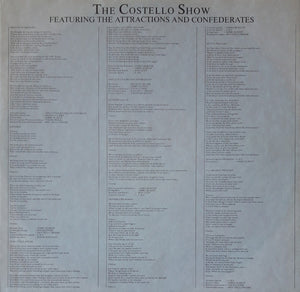 The Costello Show Featuring The Attractions And The Confederates : King Of America (LP, Album, Bas)