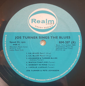 Big Joe Turner : Sings The Blues Vol. 1 (LP, Comp, Blu)