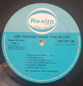 Big Joe Turner : Sings The Blues Vol. 1 (LP, Comp, Blu)