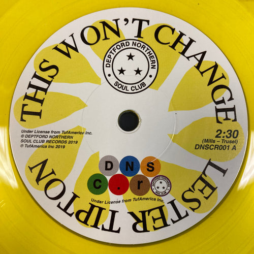 Lester Tipton / Edward Hamilton And The Arabians : This Won't Change / Baby Don't You Weep (7