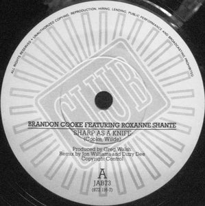Brandon Cooke Featuring Roxanne Shanté : Sharp As A Knife (7")