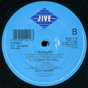 Billy Ocean : Licence To Chill (12")