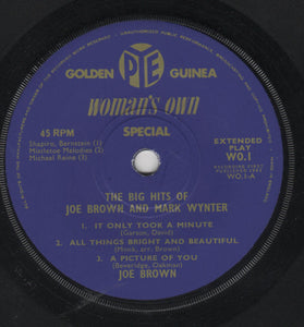 Joe Brown And Mark Wynter : The Big Hits Of Joe Brown And Mark Wynter (7", EP)