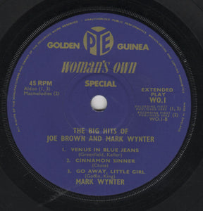 Joe Brown And Mark Wynter : The Big Hits Of Joe Brown And Mark Wynter (7", EP)