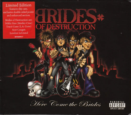 Brides Of Destruction : Here Come The Brides (CD, Album, Enh, Ltd, Sli)