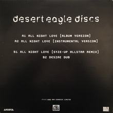 Load image into Gallery viewer, Desert Eagle Discs : All Night Love (12&quot;, Promo)

