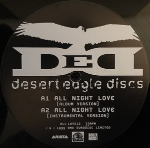 Desert Eagle Discs : All Night Love (12", Promo)