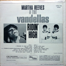 Load image into Gallery viewer, Martha Reeves &amp; The Vandellas : Ridin&#39; High (LP, Album)
