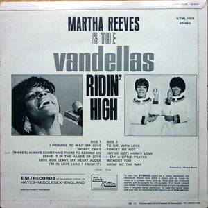 Martha Reeves & The Vandellas : Ridin' High (LP, Album)