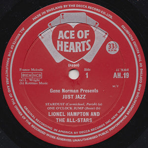 Lionel Hampton All Stars / The All Stars (7) : The "Original" Star Dust (LP, Album, Mono, RP)