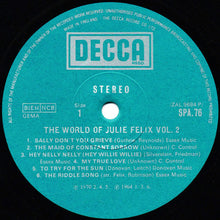 Load image into Gallery viewer, Julie Felix : The World Of Julie Felix Vol. 2 (LP, Comp)
