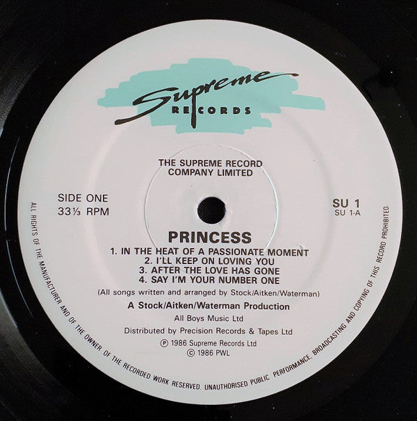 Buy Princess : Princess (LP, Album) online for the lowest price at ...