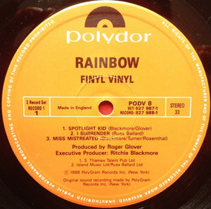 Rainbow : Finyl Vinyl (2xLP, Comp, Ltd)