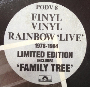 Rainbow : Finyl Vinyl (2xLP, Comp, Ltd)