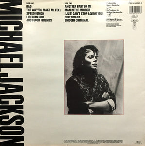 Michael Jackson : Bad (LP, Album, Gat)