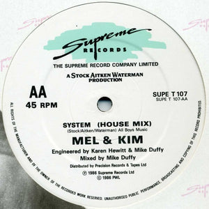 Mel & Kim : Showing Out (Get Fresh At The Weekend) (12", Com)