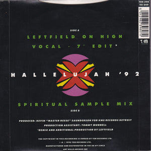 Inner City : Hallelujah '92 (7", Single)