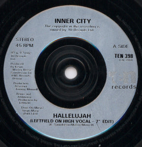 Inner City : Hallelujah '92 (7", Single)