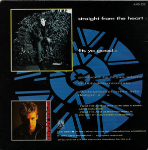 Bryan Adams : Straight From The Heart (2x7", Single, Ltd)