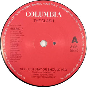 The Clash / BAD II* : Should I Stay Or Should I Go / Rush (7", Single, Sma)